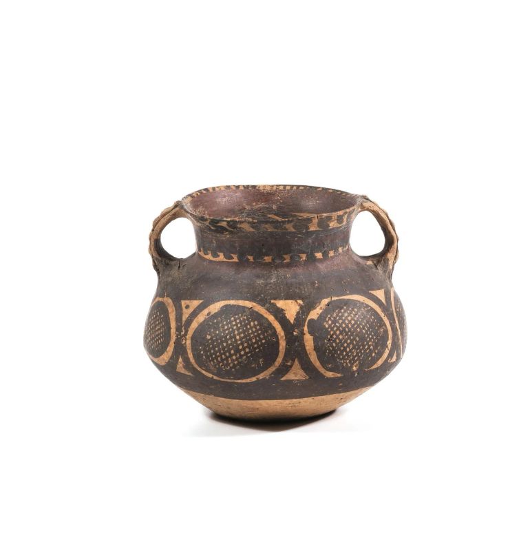 VASO IN TERRACOTTA, CINA, NEOLITICO  - Auction TIMED AUCTION | PAINTINGS, FURNITURE AND WORKS OF ART - Pandolfini Casa d'Aste