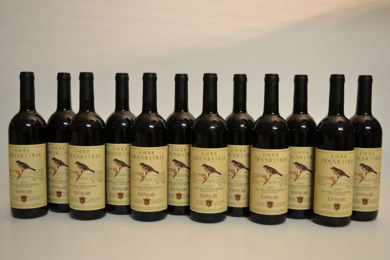 I Sodi di San Niccol&ograve; Castellare di Castellina 1995  - Auction A Prestigious Selection of Wines and Spirits from Private Collections - Pandolfini Casa d'Aste