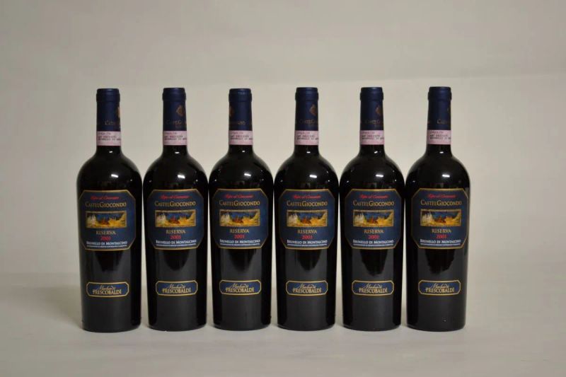 Brunello di Montalcino Castelgiocondo Riserva Ripe al Convento Marchesi de&rsquo; Frescobaldi 2001  - Asta Vini pregiati e da collezione - Pandolfini Casa d'Aste