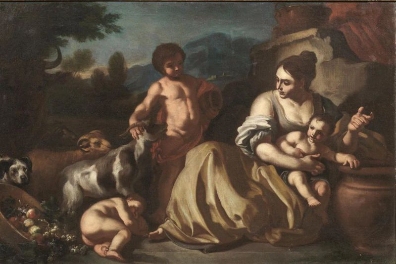 Bottega di Francesco Solimena, sec. XVIII  - Auction Old Master and 19th Century Paintings - Pandolfini Casa d'Aste
