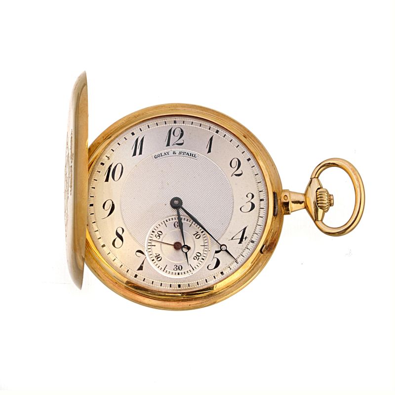 



GOLAY &amp; STAHL YELLOW GOLD POCKET WATCH  - Auction WATCHES AND PENS - Pandolfini Casa d'Aste