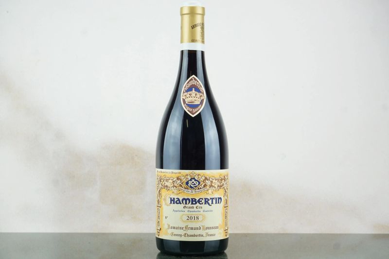 Chambertin Domaine Armand Rousseau 2018  - Auction LA RAFFINATEZZA DELLA COMPLESSITA' - Fine and Rare Wine - Pandolfini Casa d'Aste
