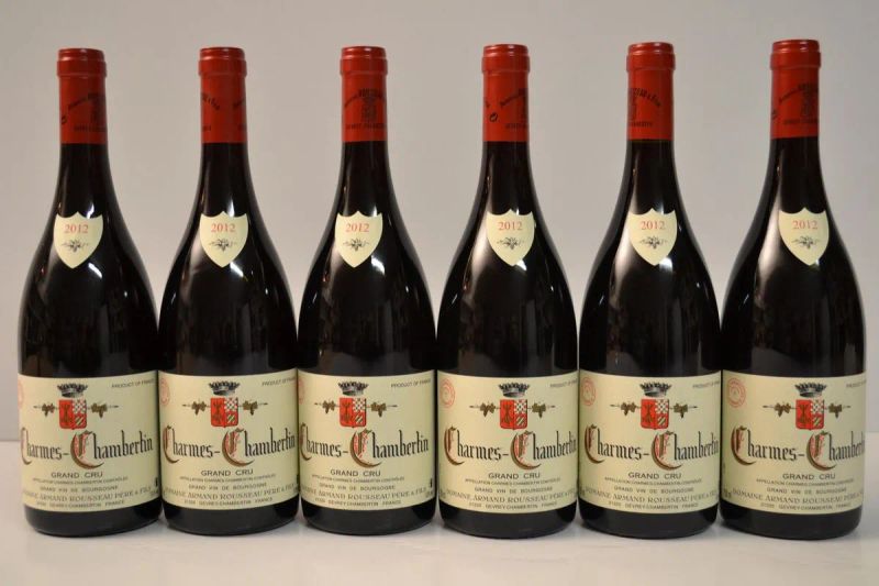 *Charmes-Chambertin Domaine Armand Rousseau 2012  - Asta Vini e distillati da collezione da cantine selezionate - Pandolfini Casa d'Aste