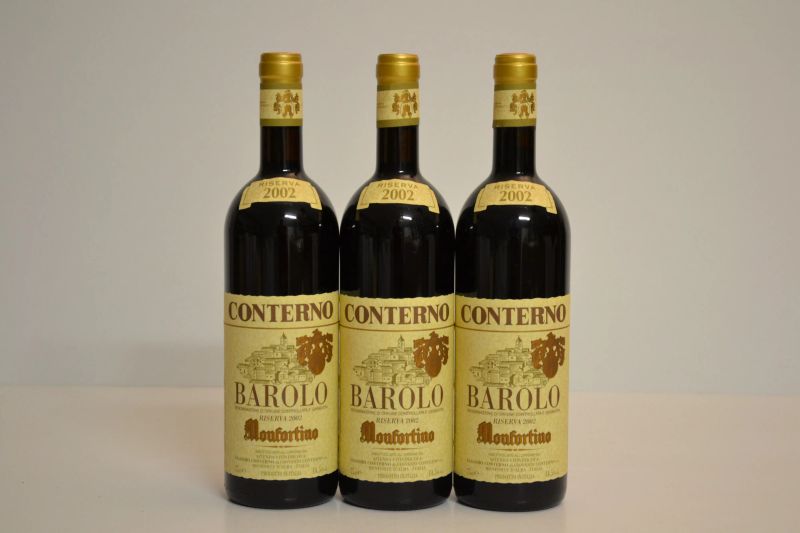 Barolo Monfortino Riserva Giacomo Conterno 2002  - Auction A Prestigious Selection of Wines and Spirits from Private Collections - Pandolfini Casa d'Aste
