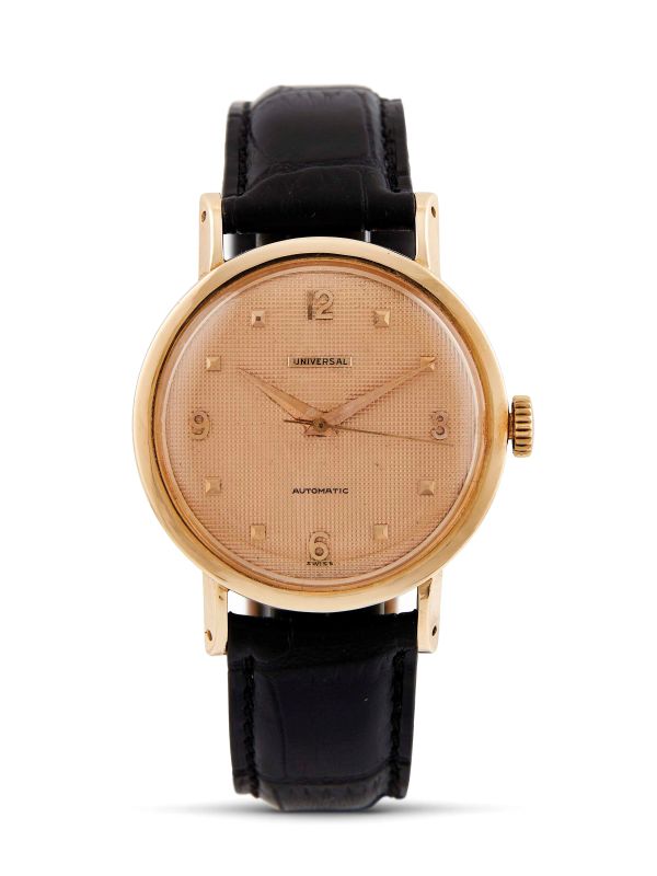 UNIVERSAL GENEVE IN ORO ROSA 18KT REF. 10208 N. 14177XX  - Auction Fine watches - Pandolfini Casa d'Aste