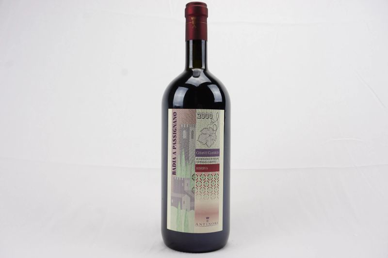      Chianti Classico Riserva Badia a Passignano Antinori 2000   - Asta ASTA A TEMPO | Smart Wine & Spirits - Pandolfini Casa d'Aste