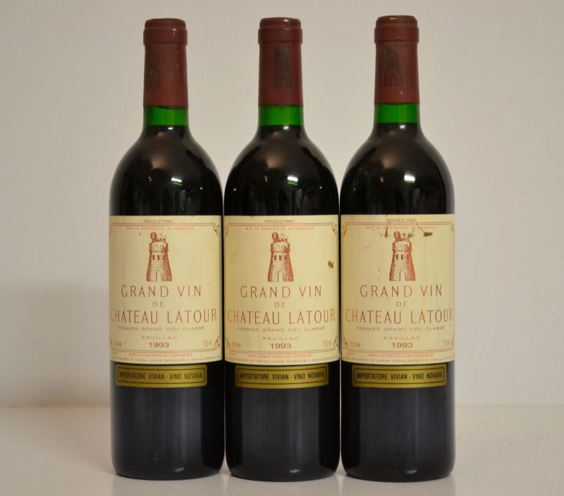 Ch&acirc;teau Latour 1993  - Asta Una Prestigiosa Selezione di Vini e Distillati da Collezioni Private - Pandolfini Casa d'Aste