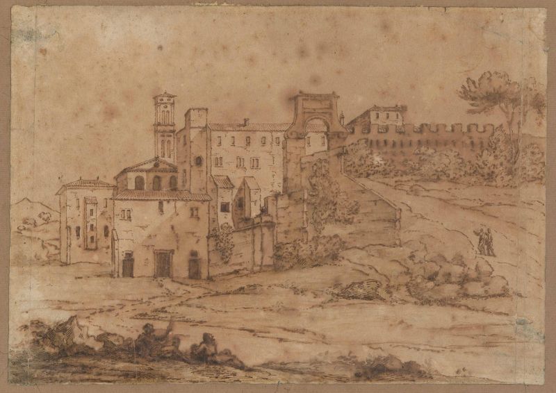 Scuola romana, sec. XVII                                                    - Auction TIMED AUCTION | PAINTINGS, FURNITURE AND WORKS OF ART - Pandolfini Casa d'Aste