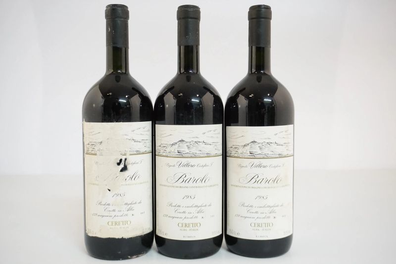 Barolo Vigneto Villero Castiglione Falletto Ceretto 1985  - Auction Auction Time | Smart Wine - Pandolfini Casa d'Aste