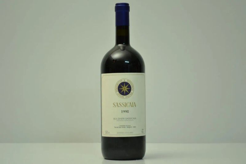 Sassicaia Tenuta San Guido 1998  - Asta VINI PREGIATI DA IMPORTANTI CANTINE ITALIANE - Pandolfini Casa d'Aste