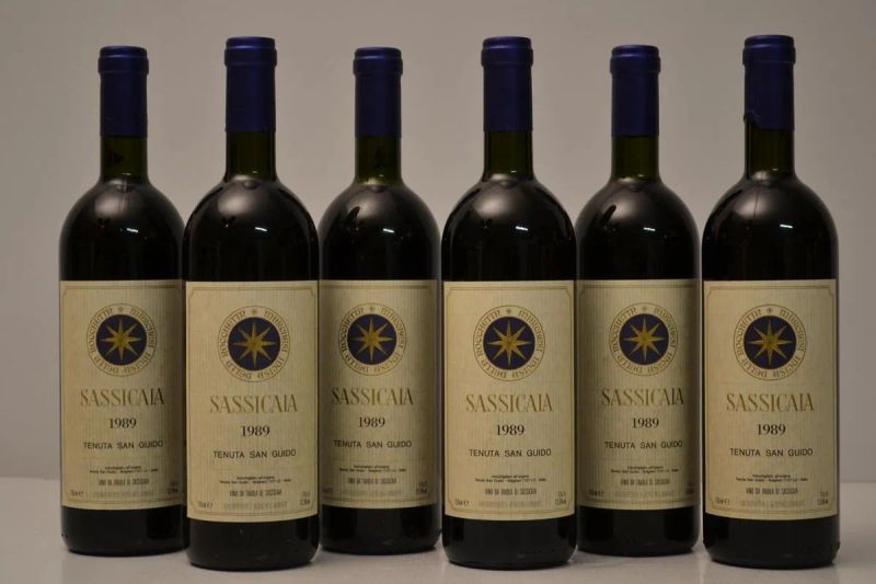 Sassicaia Tenuta San Guido 1989  - Auction FINE WINES FROM IMPORTANT ITALIAN CELLARS - Pandolfini Casa d'Aste