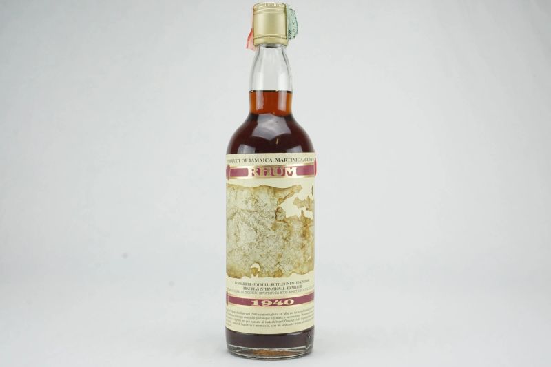Moon Import Carribean Rhum 1940  - Asta Summer Spirits | Rhum, Whisky e Distillati da Collezione - Pandolfini Casa d'Aste