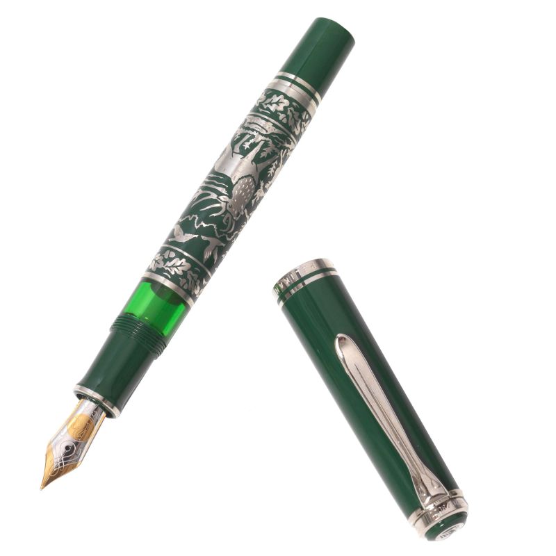 PELIKAN HUNTING LIMITED EDITION FOUNTAIN PEN N. 1070/3000  - Auction ONLINE AUCTION | WATCHES AND PENS - Pandolfini Casa d'Aste