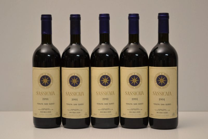 Sassicaia Tenuta San Guido 1991  - Auction An Extraordinary Selection of Finest Wines from Italian Cellars - Pandolfini Casa d'Aste