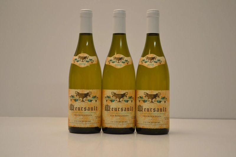 Meursault Les Rougeots Domaine J.-F. Coche Dury 2006  - Asta Una Eccezionale Selezione di Vini e Distillati Internazionali da Collezioni Private - Pandolfini Casa d'Aste