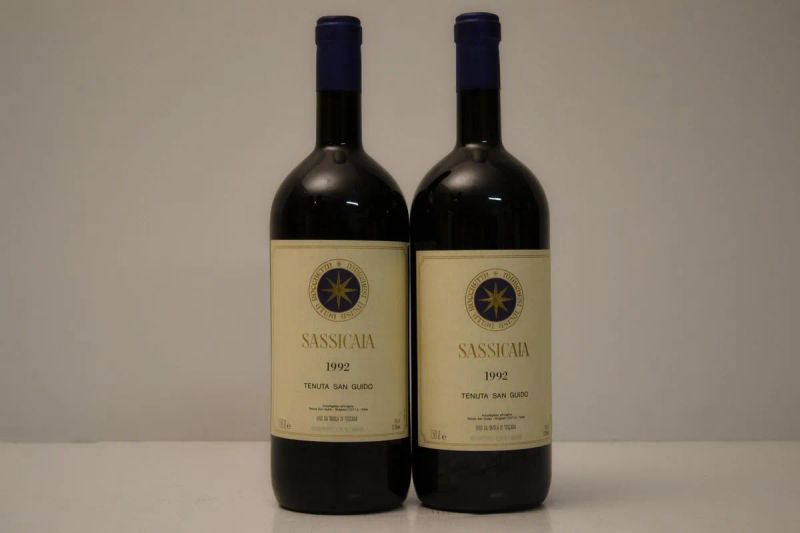 Sassicaia Tenuta San Guido 1992  - Asta VINI PREGIATI DA IMPORTANTI CANTINE ITALIANE - Pandolfini Casa d'Aste