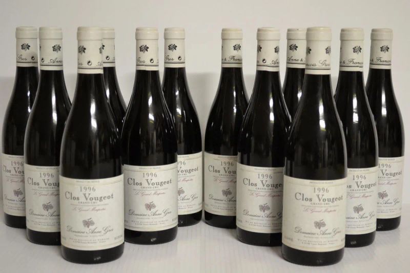 Clos-Vougeot Le Grand Maupertui Domaine Anne Gros 1996  - Auction Finest and Rarest Wines - Pandolfini Casa d'Aste