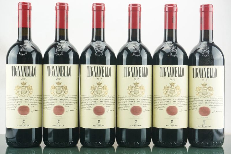 Tignanello Antinori 2015  - Auction LA RAFFINATEZZA DELLA COMPLESSITA' - Fine and Rare Wine - Pandolfini Casa d'Aste