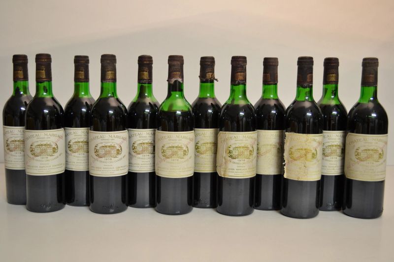 Ch&acirc;teau Margaux 1978  - Auction A Prestigious Selection of Wines and Spirits from Private Collections - Pandolfini Casa d'Aste
