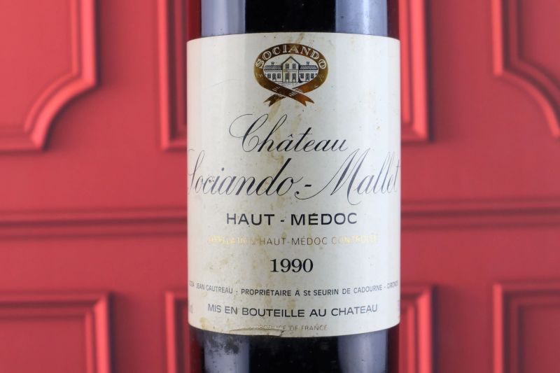Château Sociando-Mallet 1990  - Asta Smartwine 2.0 | Spring Classics - Pandolfini Casa d'Aste