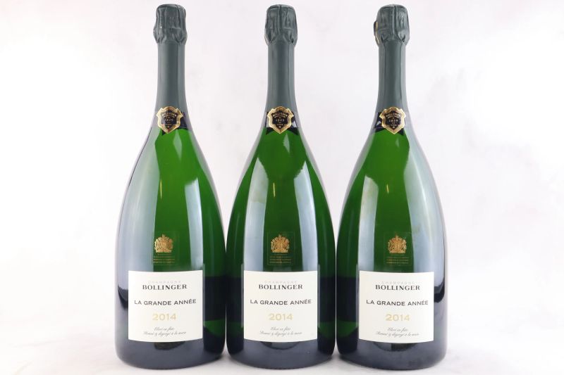 



Bollinger La Grande Ann&eacute;e 2014  - Auction La Joie du Vin - Fine and Rare Wine - Pandolfini Casa d'Aste