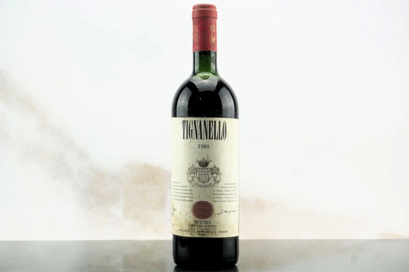 Tignanello Antinori 1980  - Auction Smart Wine 2.0 | Christmas Edition - Pandolfini Casa d'Aste