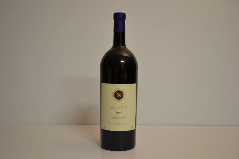 Sassicaia Tenuta San Guido 2008  - Auction A Prestigious Selection of Wines and Spirits from Private Collections - Pandolfini Casa d'Aste