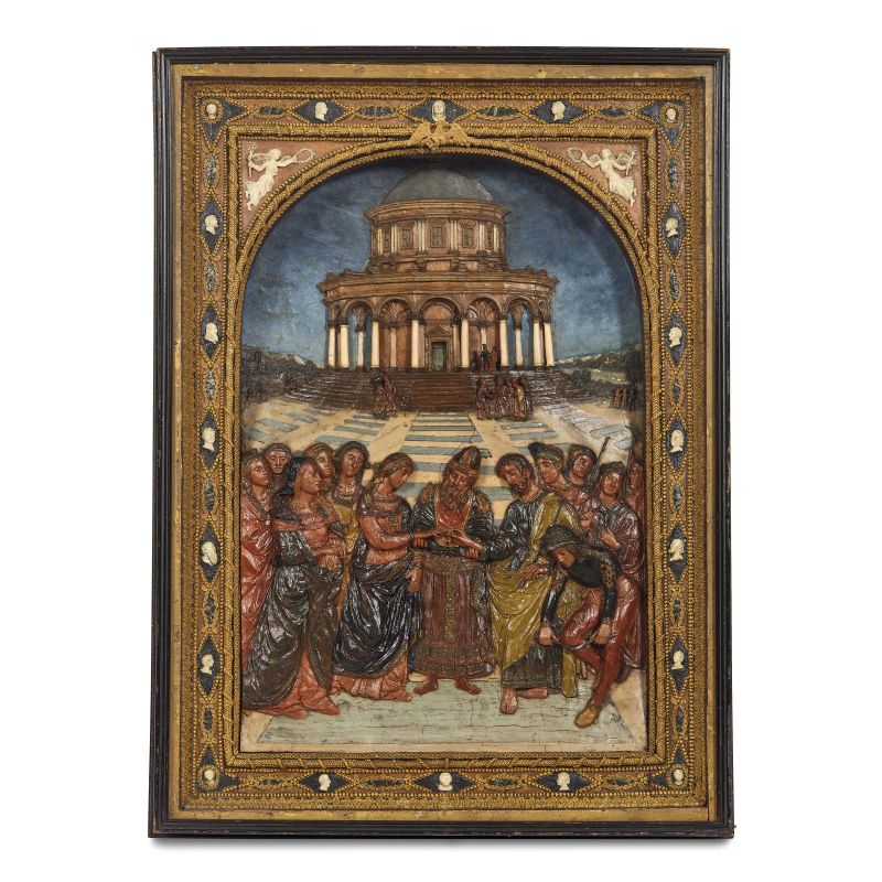 



Lombard ceroplast, late 18th century, the Marriage of the Virgin, polychrome wax relief  - Auction SCULPTURES AND WORKS OF ART FROM MIDDLE AGE TO 19TH CENTURY - Pandolfini Casa d'Aste