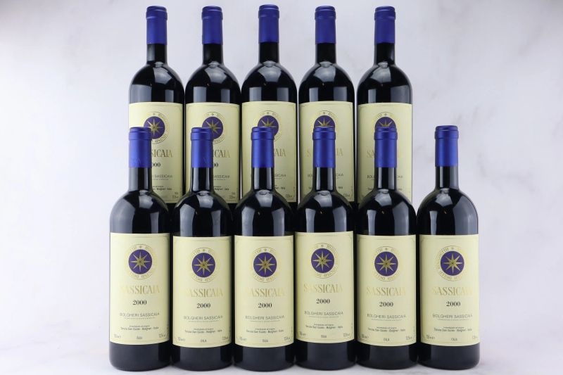 



Sassicaia Tenuta San Guido 2000  - Auction Fine and Rare Wine from a Single Owner Collection - Pandolfini Casa d'Aste