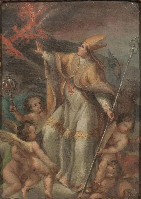 Scuola napoletana, inizi sec. XVIII  - Auction 19th century Paintings - II - Pandolfini Casa d'Aste
