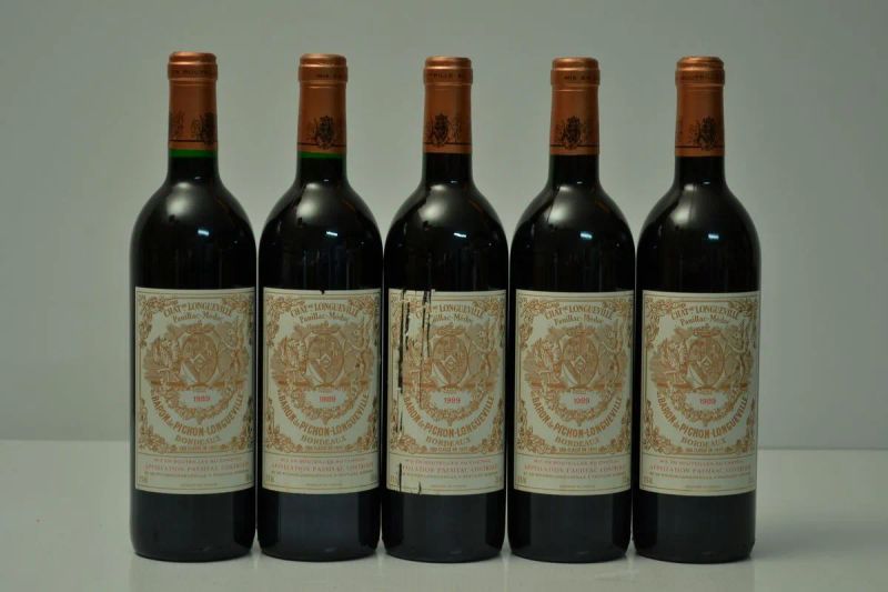 Chateau Baron de Pichon Longueville 1989  - Auction FINE WINES FROM IMPORTANT ITALIAN CELLARS - Pandolfini Casa d'Aste