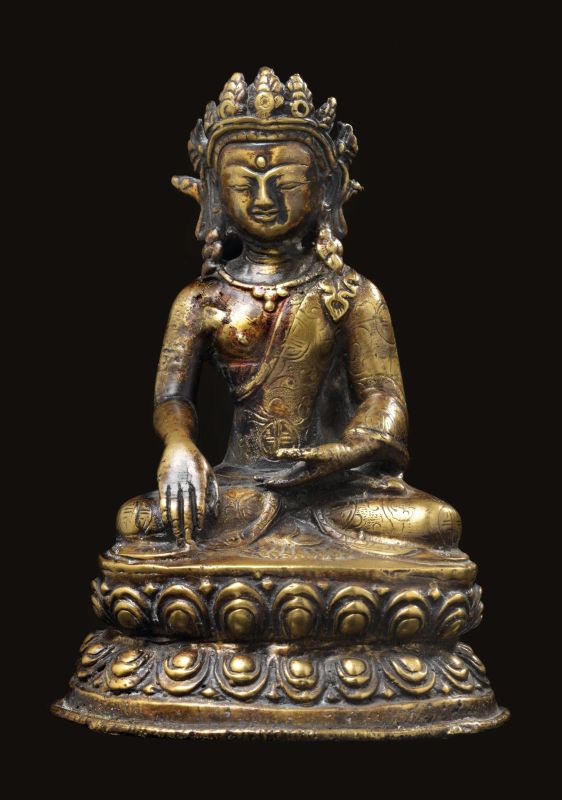      SCULTURA, TIBET, SEC. XIX    - Auction ONLINE AUCTION | Asian Art - Pandolfini Casa d'Aste