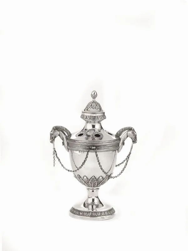 PORTA POUT POURRI, VERONA, 1820 CIRCA  - Auction Italian and European silver and objets de vertu - Pandolfini Casa d'Aste