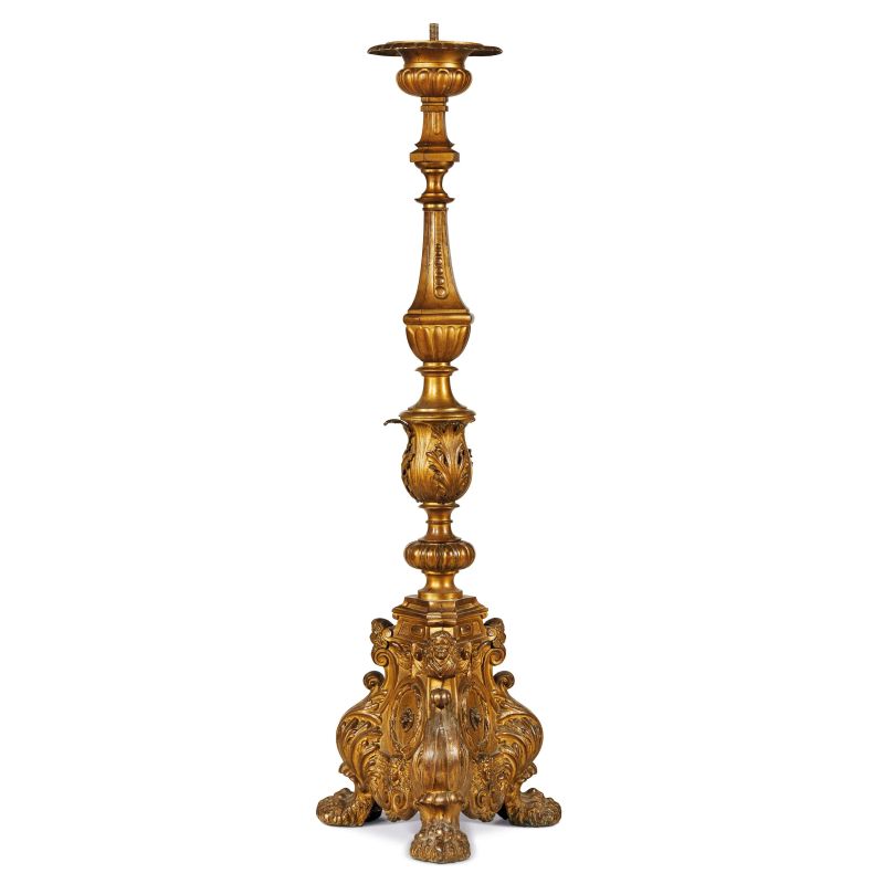 



A TUSCAN CANDLEHOLDER, EARLY 18TH CENTURY  - Auction FURNITURE, WORKS OF ART AND MAJOLICA - Pandolfini Casa d'Aste