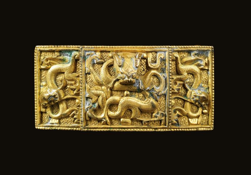 A BRONZE BUCKLE, CHINA, QING DYNASTY, GUANGXU PERIOD (1875-1908)  - Auction TIMED AUCTION | Asian Art | &#19996;&#26041;&#33402;&#26415; - Pandolfini Casa d'Aste