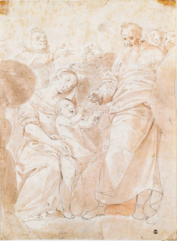 Scuola emiliana, sec. XVIII  - Auction Works on paper: 15th to 19th century drawings, paintings and prints - Pandolfini Casa d'Aste