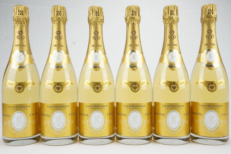      Cristal Louis Roederer 2012   - Asta Il Fascino e l'Eleganza - Un percorso tra i migliori Vini italiani e francesi - Pandolfini Casa d'Aste