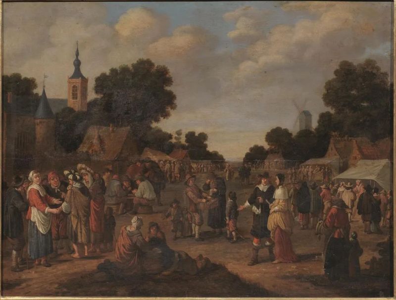 Scuola olandese, secc. XVII-XVIII  - Asta Dipinti del Secolo XIX - II - Pandolfini Casa d'Aste