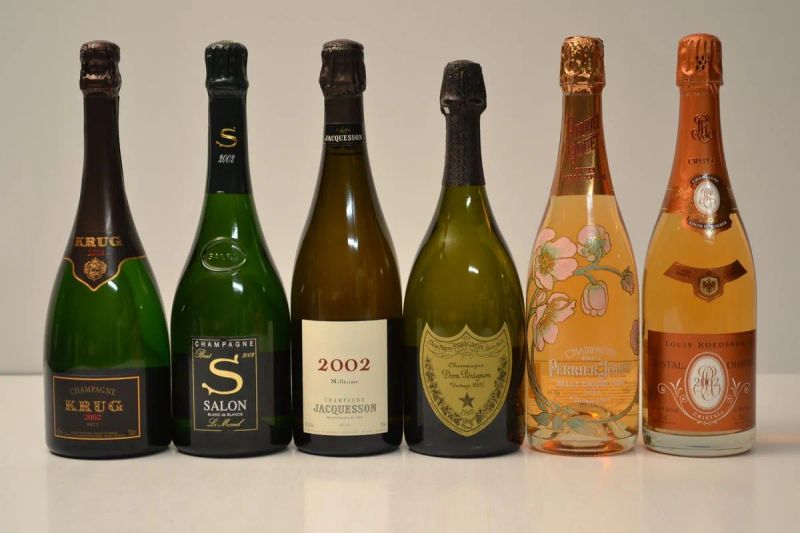 Selezione Champagne 2002&nbsp;  - Asta VINI PREGIATI DA IMPORTANTI CANTINE ITALIANE - Pandolfini Casa d'Aste