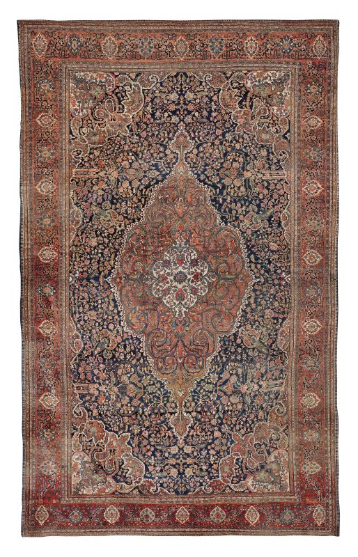      TAPPETO SARUK, PERSIA, 1870    - Asta IMPORTANTI TAPPETI ANTICHI - Pandolfini Casa d'Aste