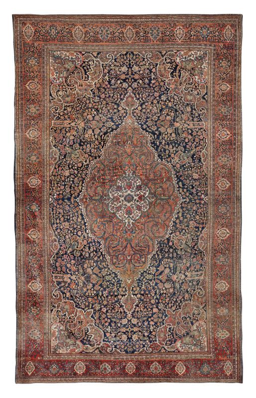      TAPPETO SARUK, PERSIA, 1870    - Auction important antique rugs - Pandolfini Casa d'Aste