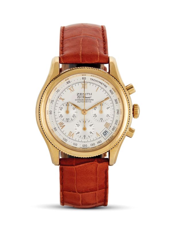 ZENITH CRONOGRAFO EL PRIMERO REF. 06-0210-400 ANNO 1988  - Auction Fine watches - Pandolfini Casa d'Aste