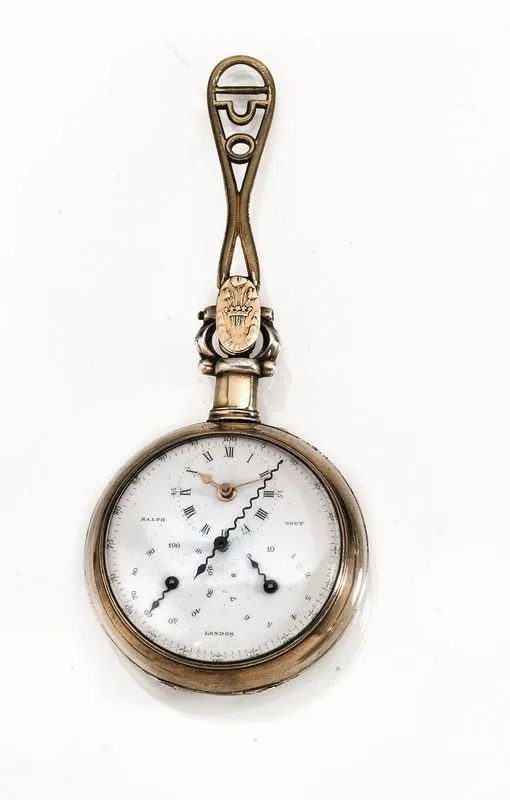 OROLOGIO DA TASCA CON CONTAPASSI, RALPH GOUT LONDON, n. 268, 1809 CIRCA, IN ARGENTO DORATO  - Auction Silver, jewels, watches and coins - Pandolfini Casa d'Aste