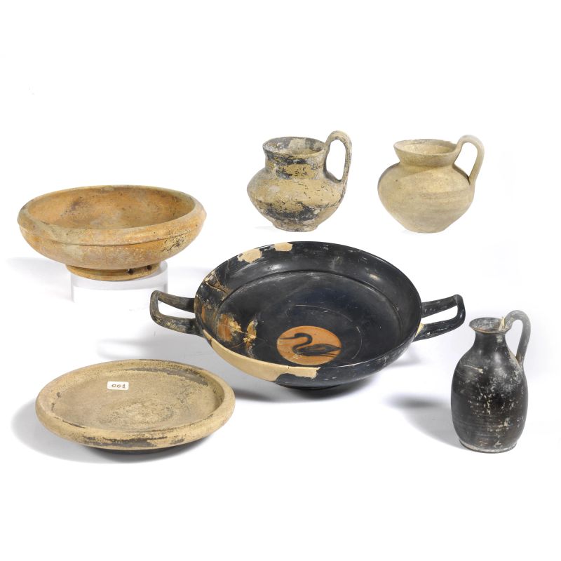 



GRUPPO DI VASELLAME  - Auction ANTIQUITIES - Pandolfini Casa d'Aste