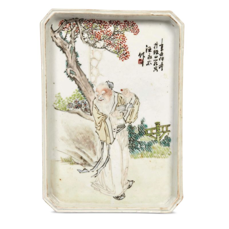 A TRAY, CHINA, REPUBLIC PERIOD (1912-1949)  - Auction TIMED AUCTION | Asian Art -&#19996;&#26041;&#33402;&#26415; - Pandolfini Casa d'Aste