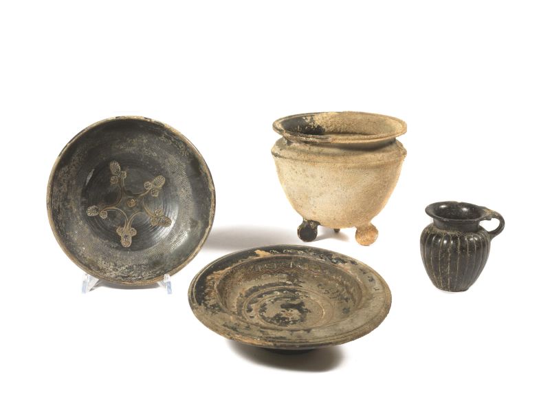 QUATTRO VASI A VERNICE NERA  - Auction ANTIQUITIES - Pandolfini Casa d'Aste