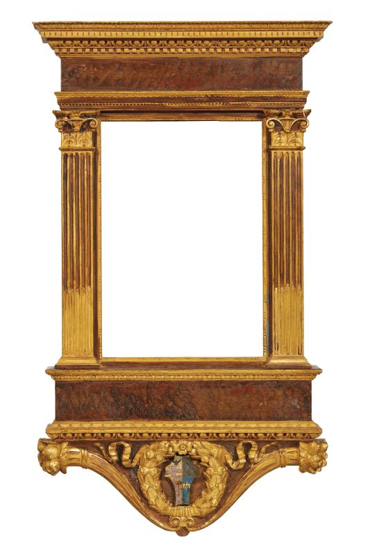 CORNICE A EDICOLA IN STILE RINASCIMENTALE FIORENTINO  - Auction THE ART OF ADORNING PAINTINGS: Frames from the Renaissance to the 19th century - Pandolfini Casa d'Aste