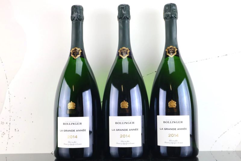 



Bollinger La Grande Ann&eacute;e 2014  - Asta FORMA - Vini Pregiati e da Collezione - Pandolfini Casa d'Aste