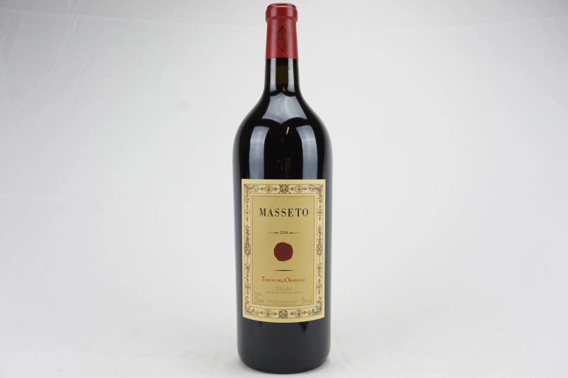      Masseto 2004   - Auction Il Fascino e l'Eleganza - A journey through the best Italian and French Wines - Pandolfini Casa d'Aste