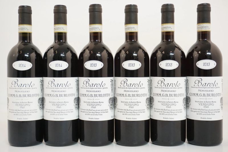 Barolo Monvigliero G. B. Burlotto  - Asta VINI PREGIATI E DISTILLATI DA COLLEZIONE - Pandolfini Casa d'Aste